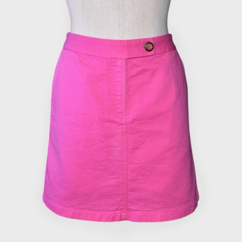 Vanessa Virginia Anthropologie Pickstitched Mini Skirt